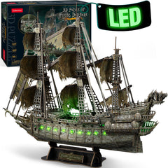 CubicFun Flying Dutchman puzzle display ready for desk decor.