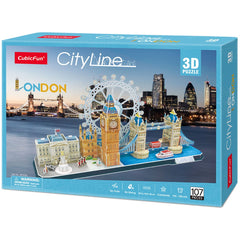 CubicFun 107-piece puzzle kit shows easy interlocks for stress-free building