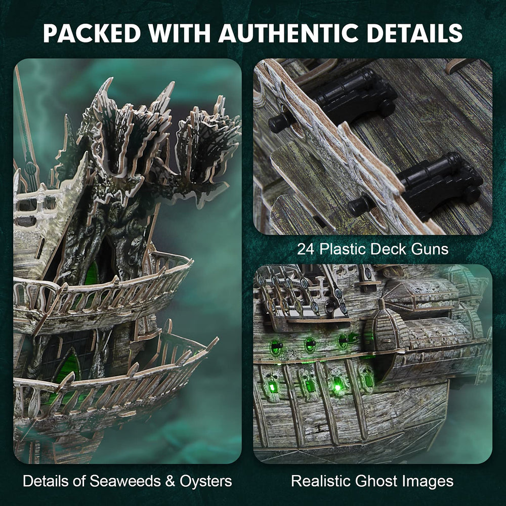 Cubifun pirate cannons detail evokes battle-ready ambiance for shelf