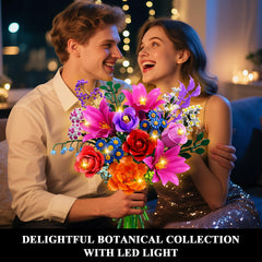 CUBIMANA 21-flower botanical collection blocks showcase diverse blooms and easy display.