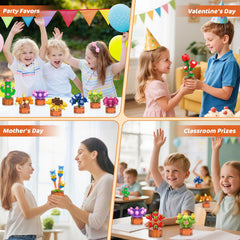 CUBIMANA flowers-succulent bonsai 06 supports safe, mess-free play for kids.