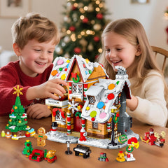 Gift-ready holiday block toy for seasonal gifting