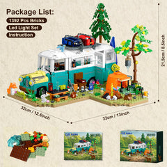 CUBIMANA Wilderness desk display scene showing a compact camping world