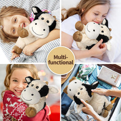 Cuckool Cow coolable plush can be chilled for refreshing comfort