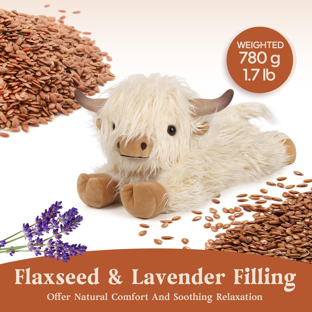 Cuckool Highland Cow plush travels easily for comforting companionship.