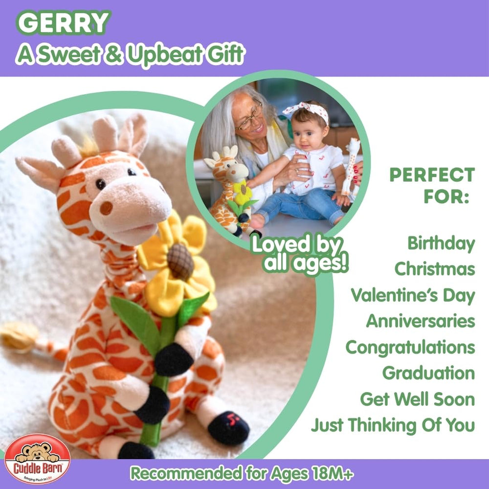 Gerry features a bright flower accent boosting its romantic, playful appeal
