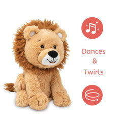 Batteries included with Lucas the Lion for instant interactive fun