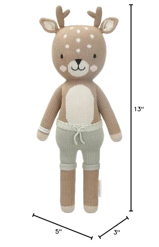 Cuddle + Kind Elliott the Fawn doll, child-safe design for gentle play and storytelling.