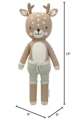 Cuddle + Kind Elliott the Fawn doll, child-safe design for gentle play and storytelling.