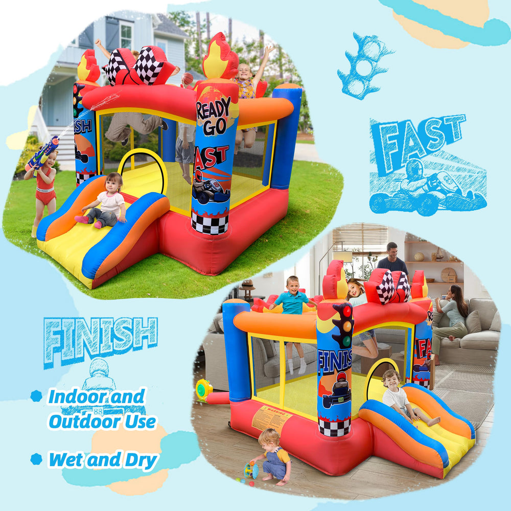 Culaluva bounce house cleaning; damp cloth wipe-down
