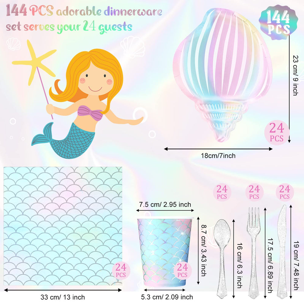 Cunhill Mermaid scale napkins add shimmering texture to celebrations.