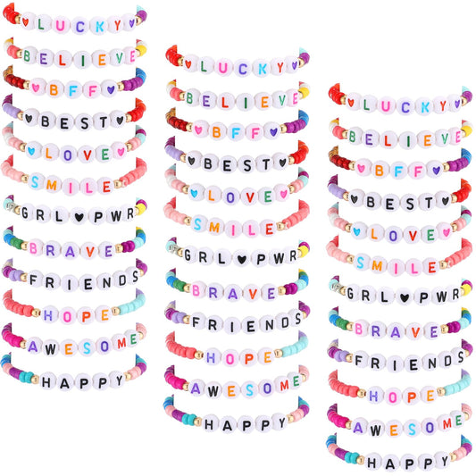 Cunno 36 piece kids friendship bracelet with colorful beads for playful daily wear