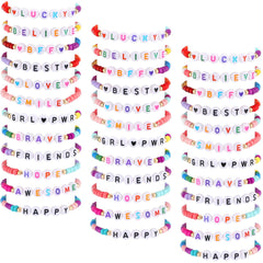 Cunno 36 piece kids friendship bracelet with colorful beads for playful daily wear