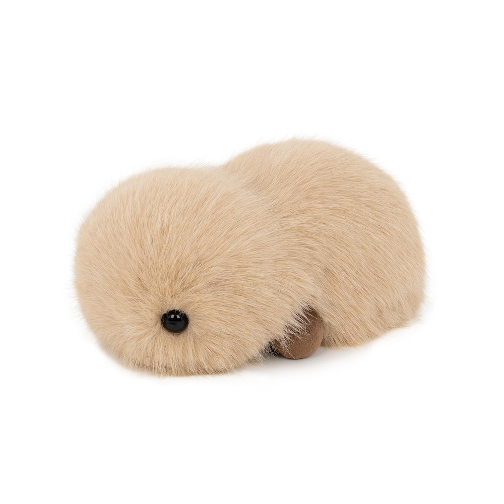Cupboo interactive AI plush companion, fur detail, offering comforting presence for play and downtime.