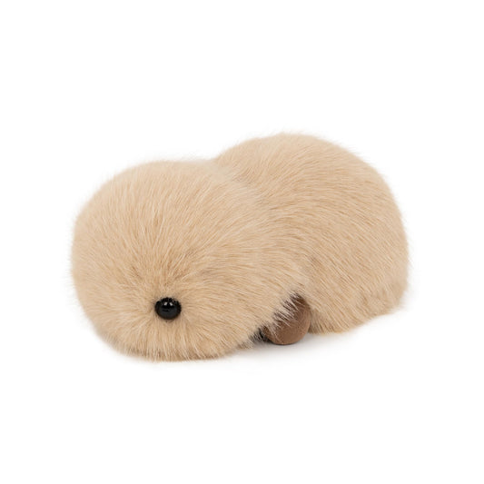 Cupboo interactive AI plush companion, fur detail, offering comforting presence for play and downtime.