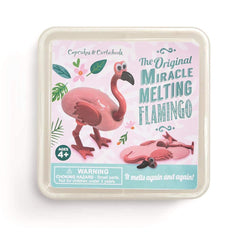 Cupcakes and Cartwheels Miracle Melting Flamingo-1 facilitates tactile melt-and-rebuild play.