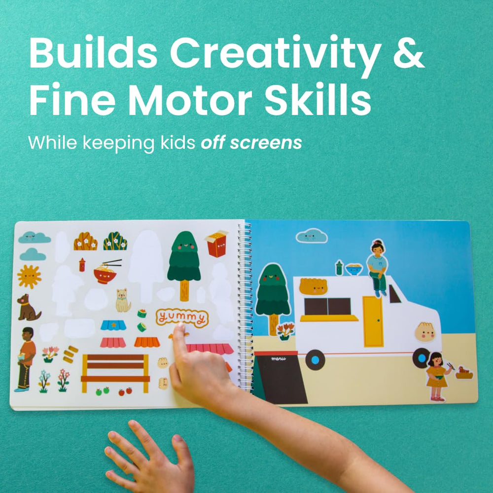 Cupkin Food Truck Adventure scene 3 inspires pretend play on the go.