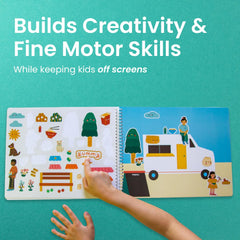 Cupkin Food Truck Adventure scene 3 inspires pretend play on the go.