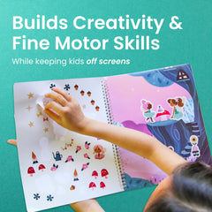 Cupkin Magical World spiral binding enables easy lay-flat crafting.