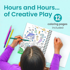Cupkin Magical World travel-friendly activity book keeps kids engaged on trips.