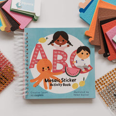Cupkin Mosaic Sticker Art Kit for boys and girls during family play