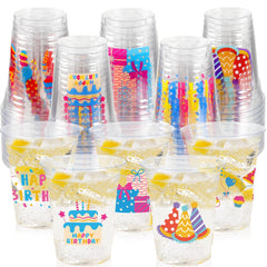 CUPLOOV 12oz balloon-design cups for festive party tables and easy serving