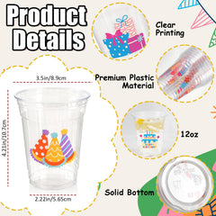 CUPLOOV 12oz gift-design cups add festive charm and simple cleanup