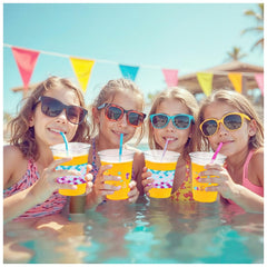 Cuploov mermaid cups design party-favor image suggests take-home keepsakes