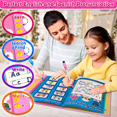 Curious 2 Learn bilingual English and Spanish phrases boost family learning.