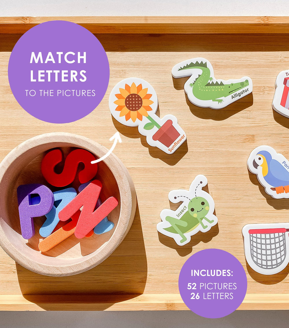 Curious Columbus rubberized-back magnets stay in place during play