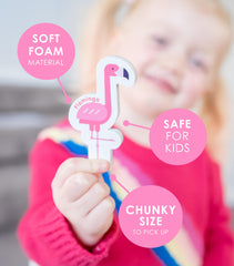 Curious Columbus phonics magnets encourage sound practice during playtime