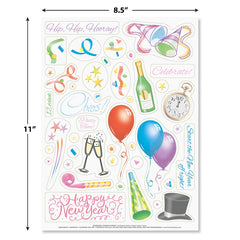 Current easy-peel, acid-free stickers for classrooms and DIY projects.