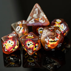 Cusdie eyeball dice numbers clarity for easier gameplay.