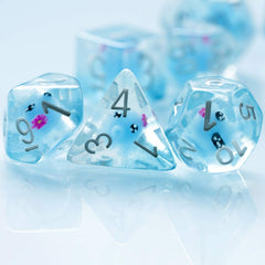 Cusdie polyhedral-dice-collection-portable compact and travel-friendly for on-the-go games.