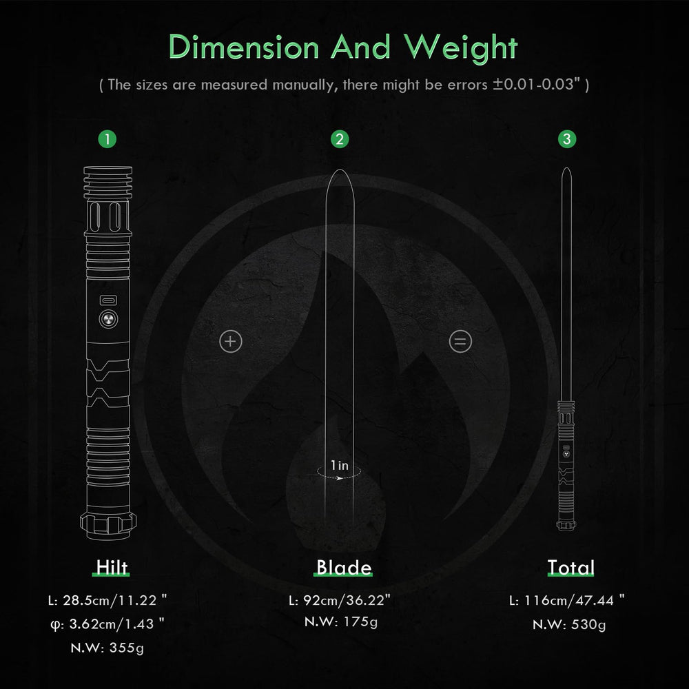 Custom Saber 16 sound fonts for immersive battle audio.
