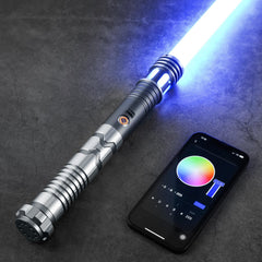 Custom Saber belt clip and blade plug included.