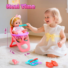CUTE STONE two outfits for 12-inch doll enable dressing and imaginative role play.
