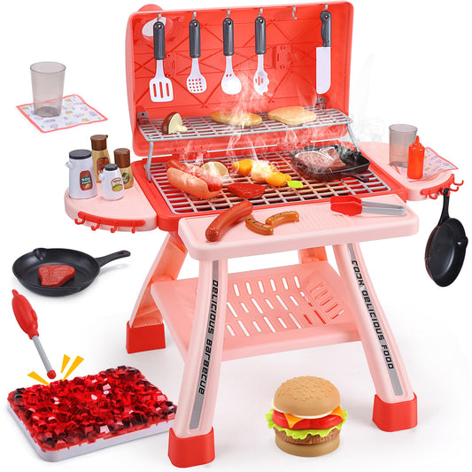 CUTE STONE 25-inch kids BBQ grill for imaginative outdoor cooking
