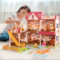 CUTE STONE doll house mini piano room setup encourages musical storytelling.