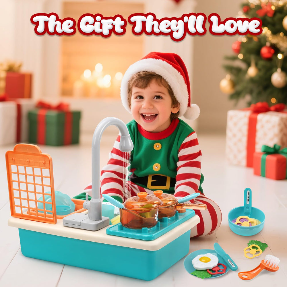 CUTE STONE durable materials ensure long-lasting kitchen play experiences.