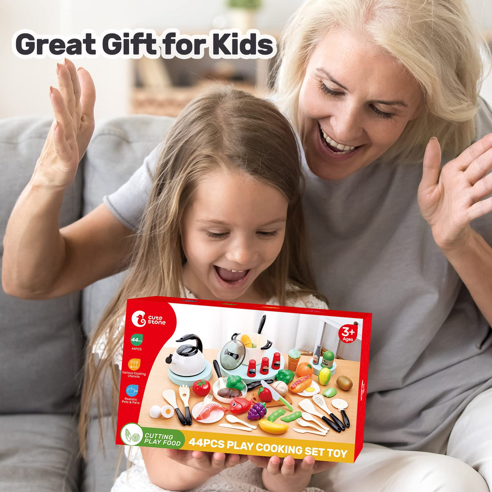 CUTE STONE ice cream play food inspires pretend dessert crafting.