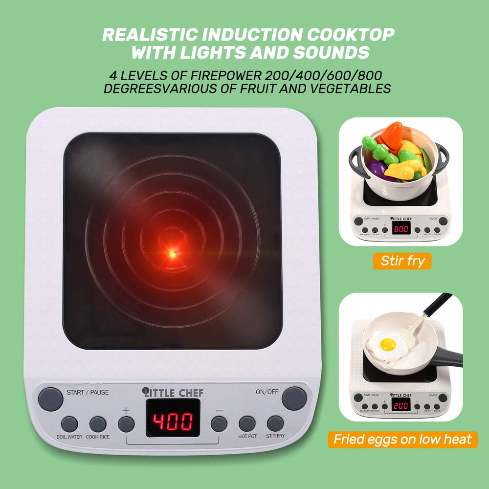 CUTE STONE induction cooktop with lights and sounds for interactive play