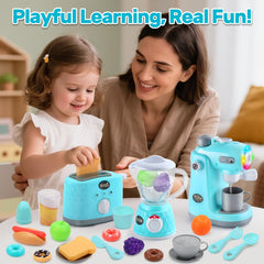 CUTE STONE blender spinning blades during imaginative kitchen sessions.