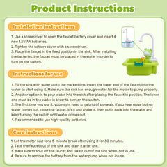 CUTE STONE Play Sink colorful accessory set boosts learning through play