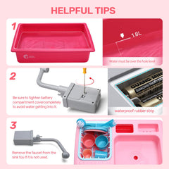 CUTE STONE safe ABS plastic construction with smooth edges for young children