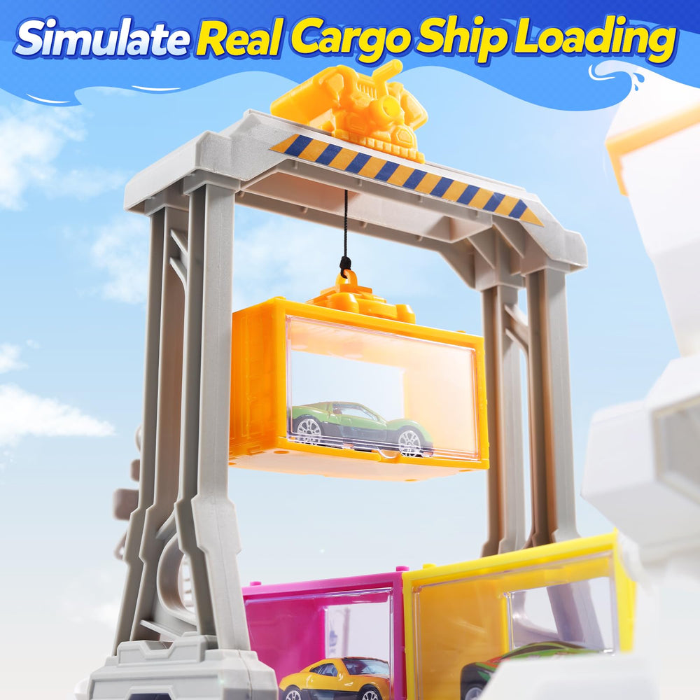 CUTE STONE ship with sounds and lights enhances immersive pretend play