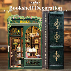 CUTEBEE Book Nook assembly manual guiding beginner-friendly steps.