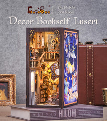 Cutebee Book Nook Kit dollhouse-scene captures a charming story in tiny rooms