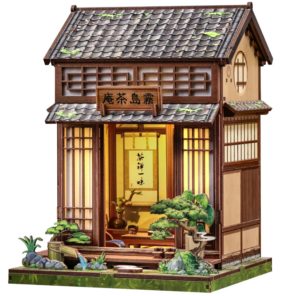 CUTEBEE Kirishima Cha-an book nook inside view for elegant bookshelf display