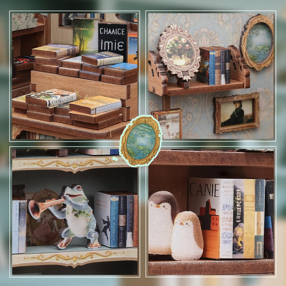 CUTEBEE desk display option showcases versatile placement on shelves.